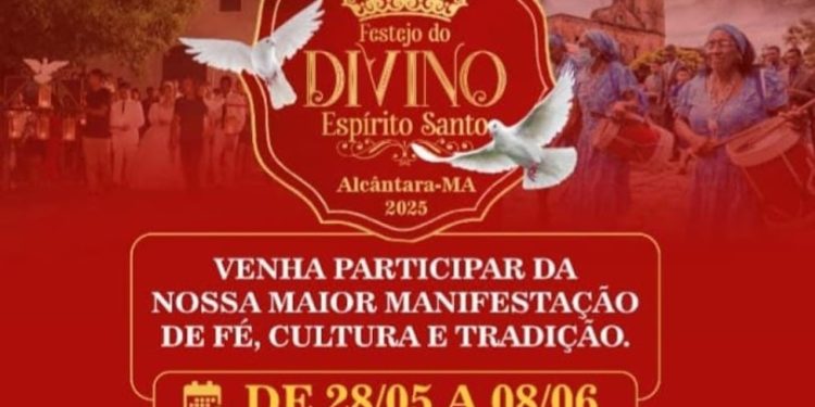 Alcântara Celebra Tradição Centenária com o Festejo do Divino Espírito Santo 2025