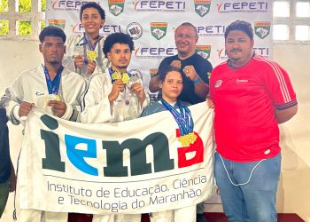 Atletas do IEMA brilham e garantem sete ouros em competição regional de taekwondo